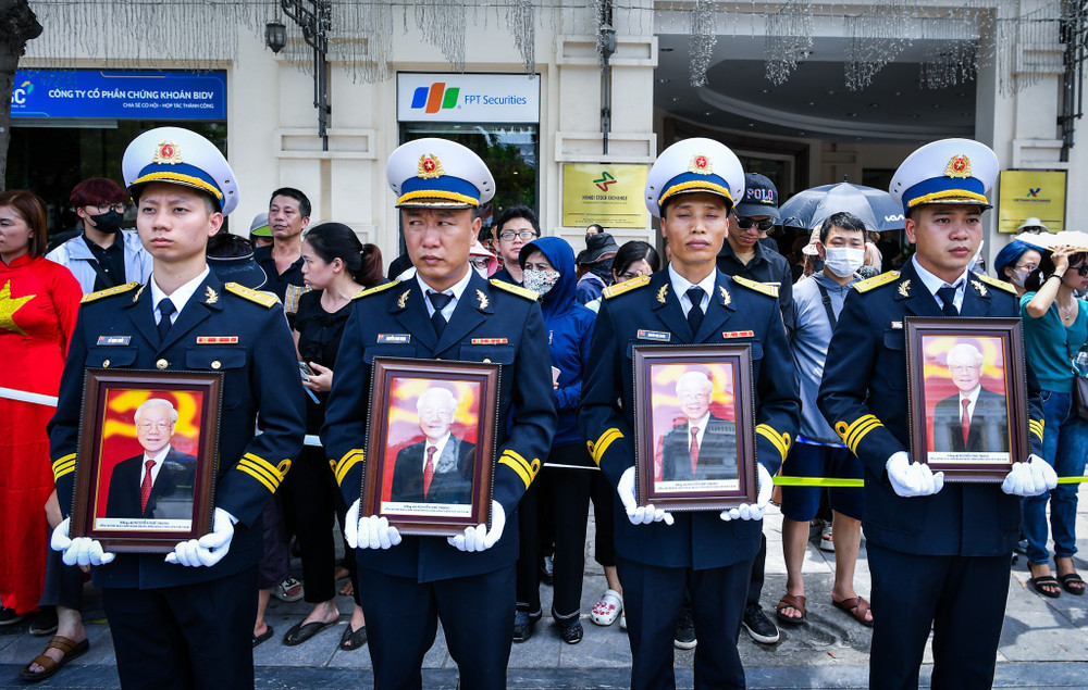 Toàn cảnh Lễ truy điệu và Lễ an táng Tổng Bí thư Nguyễn Phú Trọng ảnh 19